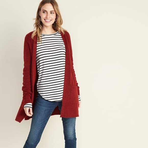 red cardigan sweater old navy